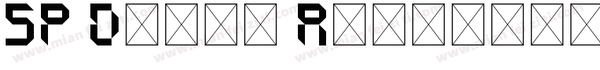 SP Digit Regular字体转换